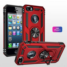 Load image into Gallery viewer, Cases With Ring for iPhone Slim Silicone Hard Cover Shock Absorption Lightweight Thin Case For iPhone 13 Pro Max 12 11 Case Magnet Ring Cover For iPhone Silicone Cover
