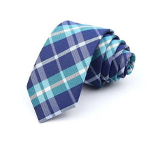 Load image into Gallery viewer, Casual Skinny Men Ties Fashion Polyester Comfortable Striped Necktie Business Design Formal Slim Office Necktie For Men
