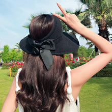 Load image into Gallery viewer, Casual Summer Hats For Women Foldable Hollow Out Hat Modern Women's Simple Vintage Comfortable Sun Hats Cute Women Wide Beach Hats Girl Outside Travel Hats
