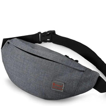 Load image into Gallery viewer, Casual Water Resistant Durable Polyester Small Outdoor Lightweight Crossbody Fanny Pack For Men Cool Sports Waist Bag

