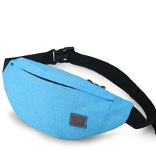 Load image into Gallery viewer, Casual Water Resistant Durable Polyester Small Outdoor Lightweight Crossbody Fanny Pack For Men Cool Sports Waist Bag
