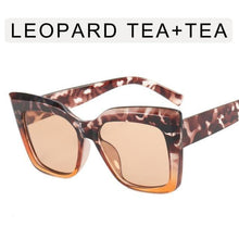Load image into Gallery viewer, Cat Eye Design For Women Sunglasses Female Personality  Big Size Frame Decent Sun Shade Glasses  Trending over Size Sunglasses Thick Frame Square Sunglasses for Men Women Retro Sun Glasses UV400 Protection Fashion Trendy Style
