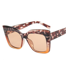 Load image into Gallery viewer, Cat Eye Design For Women Sunglasses Female Personality  Big Size Frame Decent Sun Shade Glasses  Trending over Size Sunglasses Thick Frame Square Sunglasses for Men Women Retro Sun Glasses UV400 Protection Fashion Trendy Style
