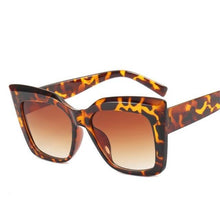 Load image into Gallery viewer, Cat Eye Design For Women Sunglasses Female Personality  Big Size Frame Decent Sun Shade Glasses  Trending over Size Sunglasses Thick Frame Square Sunglasses for Men Women Retro Sun Glasses UV400 Protection Fashion Trendy Style
