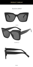 Load image into Gallery viewer, Cat Eye Design For Women Sunglasses Female Personality  Big Size Frame Decent Sun Shade Glasses  Trending over Size Sunglasses Thick Frame Square Sunglasses for Men Women Retro Sun Glasses UV400 Protection Fashion Trendy Style
