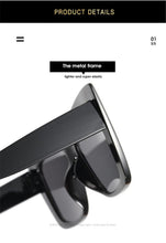 Load image into Gallery viewer, Cat Eye Design For Women Sunglasses Female Personality  Big Size Frame Decent Sun Shade Glasses  Trending over Size Sunglasses Thick Frame Square Sunglasses for Men Women Retro Sun Glasses UV400 Protection Fashion Trendy Style
