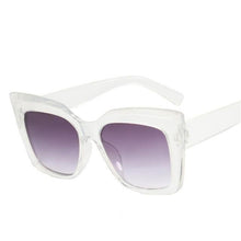 Load image into Gallery viewer, Cat Eye Design For Women Sunglasses Female Personality  Big Size Frame Decent Sun Shade Glasses  Trending over Size Sunglasses Thick Frame Square Sunglasses for Men Women Retro Sun Glasses UV400 Protection Fashion Trendy Style
