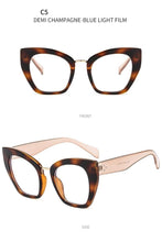 Load image into Gallery viewer, Cat Eyes Anti Blue Light Blocking Glasses Optical Glasses Women Men Computer Glasses Prescription Spectacle Frames Unisex Reduce Eye Strain For Men And Women
