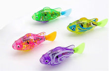 Load image into Gallery viewer, Cat Interactive Electric Fish Toy Water Cat Toy for Indoor Play Swimming Robot Fish Toy for Cat and Dog with LED Light  Pet Toys New Bath Toys Interactive Plastic Fish Toys Electronic Cat Toy Gift to Stimulate Your Pet's Hunter Instincts

