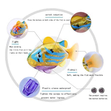 Load image into Gallery viewer, Cat Interactive Electric Fish Toy Water Cat Toy for Indoor Play Swimming Robot Fish Toy for Cat and Dog with LED Light  Pet Toys New Bath Toys Interactive Plastic Fish Toys Electronic Cat Toy Gift to Stimulate Your Pet's Hunter Instincts
