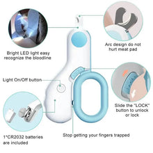 Load image into Gallery viewer, Cat Nail Clipper with LED Light
