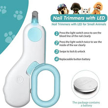 Load image into Gallery viewer, Cat Nail Clipper with LED Light
