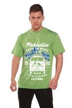 Load image into Gallery viewer, Catch The Waves Men's Bamboo Viscose/Organic Cotton Short Sleeve Graphic T-Shirt
