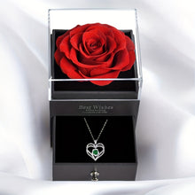 Load image into Gallery viewer, Permanent Rose Gift Box, Love Rose Multi Pendant Necklace, Women's Simple and Exquisite Jewelry, Gift for Mother, Lover, Best Friend, New Year's Gift, Mother's Day Gift, Birthday Gift, Party, Thanksgiving Gift, Allergen resis
