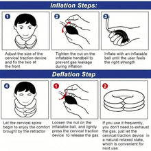 Load image into Gallery viewer, Cervical Neck Traction Device Inflatable Neck Stretcher
