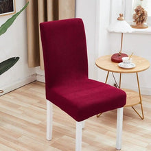 Load image into Gallery viewer, Chair Cover Polyester Fiber Elastic Stool Cover Hotel Restaurant Chair Antifouling Cover  Washable Spandex Kitchen Chair Covers for Dining Room Christmas Decoration Holiday Party Protector for Kitchen
