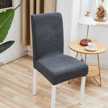 Load image into Gallery viewer, Chair Cover Polyester Fiber Elastic Stool Cover Hotel Restaurant Chair Antifouling Cover  Washable Spandex Kitchen Chair Covers for Dining Room Christmas Decoration Holiday Party Protector for Kitchen
