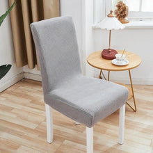 Load image into Gallery viewer, Chair Cover Polyester Fiber Elastic Stool Cover Hotel Restaurant Chair Antifouling Cover  Washable Spandex Kitchen Chair Covers for Dining Room Christmas Decoration Holiday Party Protector for Kitchen
