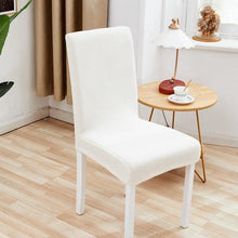 Load image into Gallery viewer, Chair Cover Polyester Fiber Elastic Stool Cover Hotel Restaurant Chair Antifouling Cover  Washable Spandex Kitchen Chair Covers for Dining Room Christmas Decoration Holiday Party Protector for Kitchen
