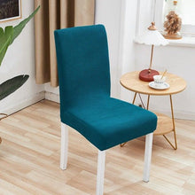 Load image into Gallery viewer, Chair Cover Polyester Fiber Elastic Stool Cover Hotel Restaurant Chair Antifouling Cover  Washable Spandex Kitchen Chair Covers for Dining Room Christmas Decoration Holiday Party Protector for Kitchen
