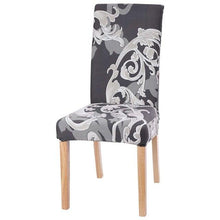 Load image into Gallery viewer, Chair Cover Simple Home  Printed Chair Cover Household Thickened Fleece Chair Cover Universal KitchenDining Chair Cover Spandex tretch Removable Washable Dining Room Chair Protector Slipcovers/Home Decor Dining Room Seat Cover
