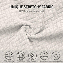 Load image into Gallery viewer, Chair Seat Covers for Dining Room Removable Washable Anti-Dust Seat Protector Removable Dining  Seat Cover And Dining Chair Covers Stretch Seat Cushion Slipcover for Dining Room Kitchen Chairs
