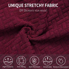 Load image into Gallery viewer, Chair Seat Covers for Dining Room Removable Washable Anti-Dust Seat Protector Removable Dining  Seat Cover And Dining Chair Covers Stretch Seat Cushion Slipcover for Dining Room Kitchen Chairs
