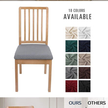 Load image into Gallery viewer, Chair Seat Covers for Dining Room Removable Washable Anti-Dust Seat Protector Removable Dining  Seat Cover And Dining Chair Covers Stretch Seat Cushion Slipcover for Dining Room Kitchen Chairs
