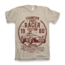 Load image into Gallery viewer, Champions Cars Men's Bamboo Viscose/Organic Cotton Short Sleeve Graphic T-Shirt
