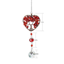 Load image into Gallery viewer, Chandelier Crystals Ball Prism Pendant Maker Sun Catcher Crystal Rainbow Maker Drops Hang for Window Home Decor Car Charms Hanging  Wind Chimes Hanging Ornament Garden Decor
