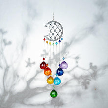 Load image into Gallery viewer, Chandelier Wind Chimes Crystal Prisms Hanging Sun Catcher Beads Chain Sphere Chandelier Lamps Light Pendant for Christmas Day Wedding Plants Cars Window Décor Rainbow  Window Curtains Pendant Home Decor Gifts
