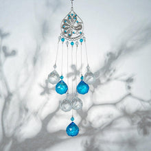 Load image into Gallery viewer, Chandelier Wind Chimes Crystal Prisms Hanging Sun Catcher Beads Chain Sphere Chandelier Lamps Light Pendant for Christmas Day Wedding Plants Cars Window Décor Rainbow  Window Curtains Pendant Home Decor Gifts
