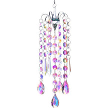 Load image into Gallery viewer, Chandelier Wind Chimes Home Decor Ornaments AB Coating Crystal Prisms Hanging Suncatcher Rainbow Chaser Window Curtains Jewelry Pendant For Home Room Wedding Garden Decor Gifts Photography
