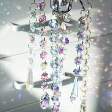 Load image into Gallery viewer, Chandelier Wind Chimes Home Decor Ornaments AB Coating Crystal Prisms Hanging Suncatcher Rainbow Chaser Window Curtains Jewelry Pendant For Home Room Wedding Garden Decor Gifts Photography
