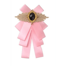 Load image into Gallery viewer, Charming  Butterfly Ladies Bowtie Casual Solid Color Rhinestone Brooch Bowties For Women Fashionable Wedding  Bowtie
