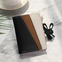 Load image into Gallery viewer, Charming Hit Color Short Tassels Wallets,Bags Zipper PU Leather, Card Holder, Pendant Coin Purse, Card Cash Clutch For Women And Girls
