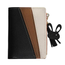 Load image into Gallery viewer, Charming Hit Color Short Tassels Wallets,Bags Zipper PU Leather, Card Holder, Pendant Coin Purse, Card Cash Clutch For Women And Girls
