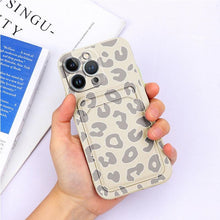 Load image into Gallery viewer, Charming Silicone Soft Anti-Scratch Cases For iPhone 13 Pro Max Case Silicone Wallet Card Holder Cover For iPhone 13 Mini 13ProMax 13Pro Flower Butterfly Beautiful Design Card Holder iPhone Case
