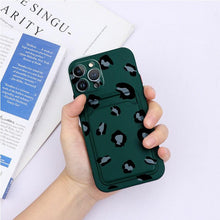 Load image into Gallery viewer, Charming Silicone Soft Anti-Scratch Cases For iPhone 13 Pro Max Case Silicone Wallet Card Holder Cover For iPhone 13 Mini 13ProMax 13Pro Flower Butterfly Beautiful Design Card Holder iPhone Case
