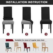 Load image into Gallery viewer, Cheap Waterproof Chair Cover Elastic Spandex Chair Covers for Dining Room Kitchen Stretch Chair Slipcover High Back Chair Covers For Dining Room Dining Kitchen Stretch Decorative Waterproof Spandex Chair Protectors Cover
