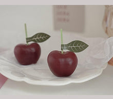 Load image into Gallery viewer, Cherry Candle Creative Decoration Soy Wax Aromatherapy Candle Home Decoration Scented Candle Red Cherry Candle Cherry Shaped Scented Candle Mini Paraffin Wax Candle Small Scented Candle Wax Decorative Candle For Bedroom Bathroom Decoration Parties
