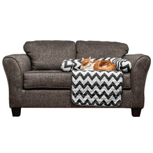 Load image into Gallery viewer, Chevron Reversible Quilted Pet Bed Chair Cover - Assorted Sizes
