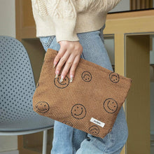 Load image into Gallery viewer, Chic Corduroy Travel Pouch for Women
