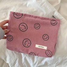 Load image into Gallery viewer, Chic Corduroy Travel Pouch for Women
