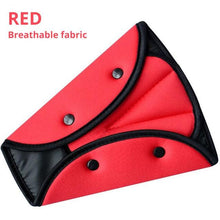 Load image into Gallery viewer, Child Seat Belt Adjustment Holder Car Anti-Neck Neck Baby Shoulder Cover Seat Belt Car Safe Seat Belt Cover Soft Adjustable Children Safety Belt Fixer Triangle Anti-ledge For Child Neck Protection Belts Seat Positioner Child Seatbelt for Kids Safety
