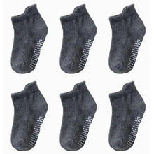Load image into Gallery viewer, Children Cotton  6 Pairs/Set Anti-slip Socks For Boys Girl Rubber Kid Floor Sock With Grips For 0 To 6 Years Kids
