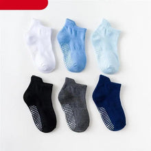 Load image into Gallery viewer, Children Cotton  6 Pairs/Set Anti-slip Socks For Boys Girl Rubber Kid Floor Sock With Grips For 0 To 6 Years Kids
