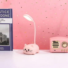 Load image into Gallery viewer, Children Desk Lamp LED Bedside Table Lamp Flexo Balance Light Gooseneck Drawing Iluminaria For Study Badroom Decor Cute Bear Cute Study Lamps for Bedroom Décor
