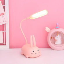 Load image into Gallery viewer, Children Desk Lamp LED Bedside Table Lamp Flexo Balance Light Gooseneck Drawing Iluminaria For Study Badroom Decor Cute Bear Cute Study Lamps for Bedroom Décor

