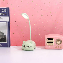 Load image into Gallery viewer, Children Desk Lamp LED Bedside Table Lamp Flexo Balance Light Gooseneck Drawing Iluminaria For Study Badroom Decor Cute Bear Cute Study Lamps for Bedroom Décor
